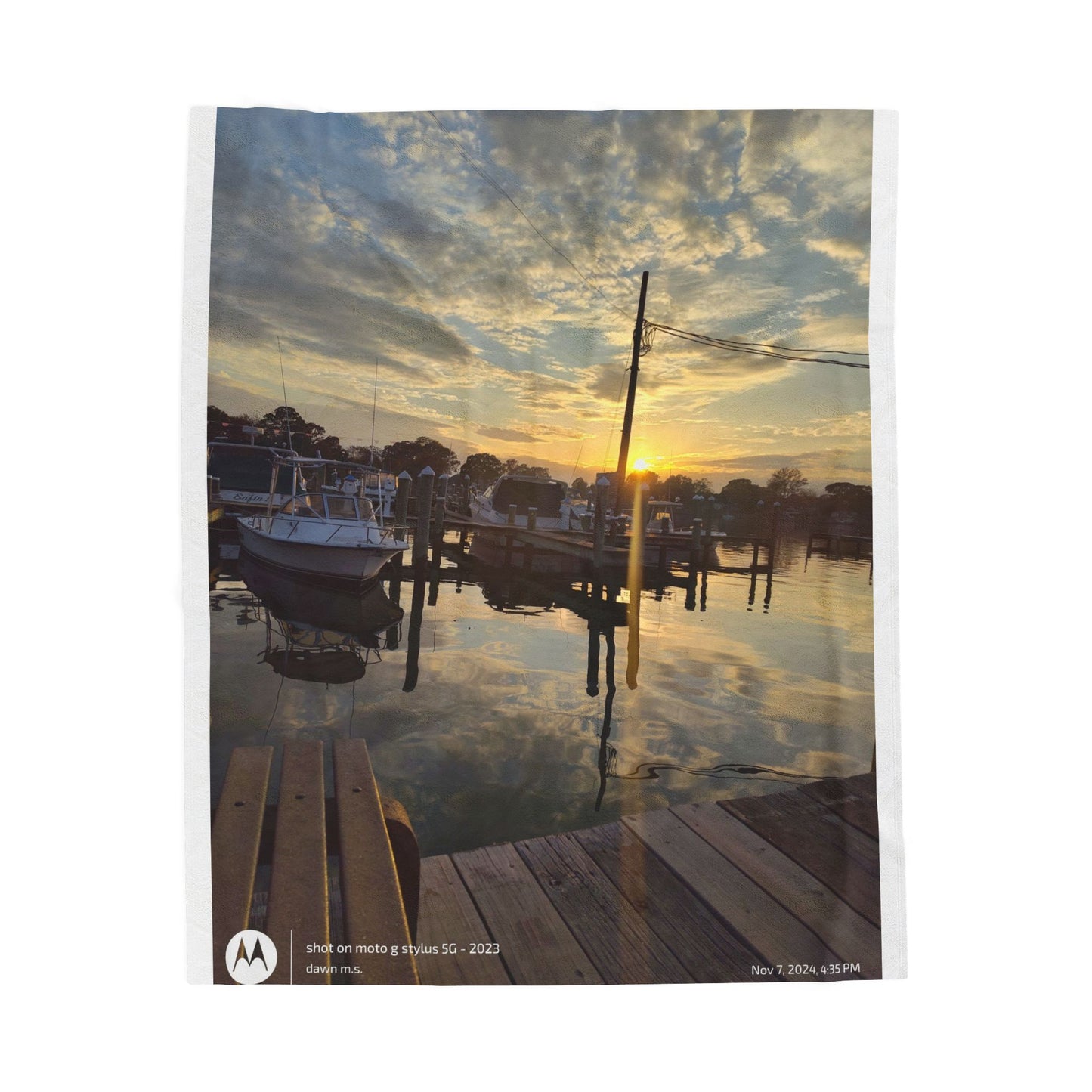 Sunset Serenity Velveteen Plush Blanket | Cozy Home Decor for Relaxation