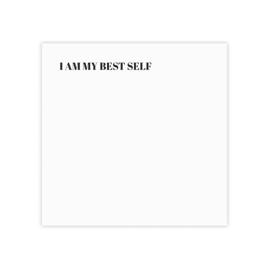 Inspirational Post-it® Note Pads - 'I Am My Best Self'